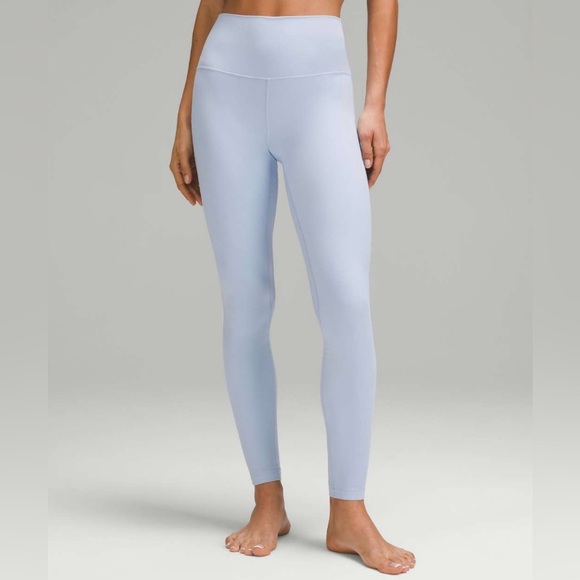 lululemon athletica Pants - Lululemon Align HR Pants 28 Size 6 Blue Linen double lined